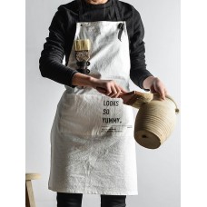 Women Kitchen Brief Pockets Pinafore Aprons with Pockets