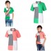 Summer Children Boy Cotton Contrast Color Polo Shirt T-shirt