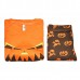 2Pcs Halloween Costume Kids Pumpkin Printed Long Sleeve Tracksuit
