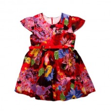 18M-6Y Girls Colorful Summer Flower Dress Baby Kids Skirt