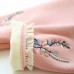 Baby Children Girl Floral Embroidery Lace Stitching Leggings