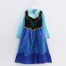 Lovely Baby Girls Splicing Color Printed Irregular Hem Dress With Shawl