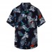 Hawaii Floral Big Plus Size Leisure Holiday Beach Shirts for Men