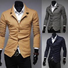 Men's Spring New Single Breasted Casual Knitted Suits